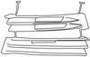 Фото ЗАГЛУШКА В БАМПЕР ПОД БУКСИР MB W202 (- Bodyparts MD20293991R Bodyparts