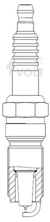 Фото Свеча  зажигания STARTVOLT Ford Focus II 04-- 1.6LPG иридиево-платиновая Startvolt VSP1014 Startvolt