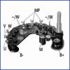 Фото Диодный мост генератора Huco 139694 Huco