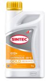 Фото Антифриз Gold G12+ жёлтый 1кг Sintec 990557 Sintec