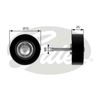 Фото Ролик обводной приводного ремня Mazda 3, Mazda 6 Gates T36263 Gates