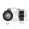 Фото Натяжитель ремня ГРМ PEUGEOT 207/307/PARTNER/CITROEN C3 1.6 Gates T43159 Gates