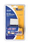 Фото Набор освещения салона 12LEDs 25x40 mm синий Kraft KT700118 Kraft