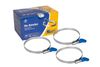Фото Хомут 60-80 мм KRAFT с ключом (бабочкой) (крат_уп_25шт) Kraft KT880510 Kraft