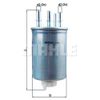 Фото Фильтр топл.LAND ROVER Range Rover L405  L494 Knecht/Mahle KL1044 Knecht/Mahle