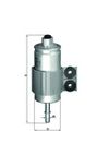 Фото Фильтр топливный HONDA: ACCORD VII 98-02, ACCORD VII Hatchback 99-02, ACCORD VII купе 98-03 Knecht/Mahle KL510 Knecht/Mahle