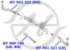 Фото Наконечник рулевой тяги, левый Hanse HT561221 Hanse