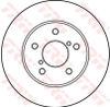 Фото Диск тормозной передн SUBARU: IMPREZA 92-00, IMPREZA купе 96-00, IMPREZA универсал 92-00, LEGACY I 8 Trw/Lucas DF4013 Trw/Lucas