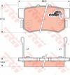 Фото Колодки тормозные дисковые / комплект 4 шт/ Honda Legend 2.5i/2.7i V6 24V 86-90 Trw/Lucas GDB774 Trw/Lucas