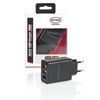 Фото ЗАРЯДНОЕ УСТРОЙСТВО(СЕТЕВОЕ) 230V 3-ПОРТА USB 3.0  ЧЕРНОЕ HEYNER Heyner 511660 Heyner