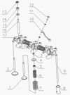 Фото Толкатель Yuchai YC6108G Yuchai 6105Q1007091A Yuchai