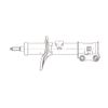 Фото Амортизатор Chevrolet Aveo (T200,T250) 02-; ZAZ Vida 12- передний CTR газовый левый Ctr GY0314G Ctr