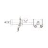 Фото Амортизатор Chevrolet Aveo (T200,T250) 02-; ZAZ Vida 12- передний CTR газовый правый Ctr GY0319G Ctr