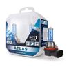 Фото Лампа H11 12V 55W ATLAS 5000K [2шт] A78906S (AVS) Avs Industrial Co A78906S Avs Industrial Co