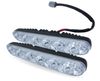 Фото Дневные ходовые огни (доп�олнительная) 12V 12W 5000K 900 LM Light  DL-6B 6 диодов, белые (к-т 2шт) Avs Industrial Co A80748S Avs Industrial Co
