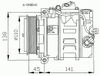 Фото Компрессор кондиционера MERCEDES C180 (W203) 00- Nrf 32214 Nrf