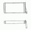 Фото Радиатор печки AUDI 80 B3, 80 B4, 90 B2, 90 B3, A4 B5, A4 B6, CABRIOLET B3, Nrf 50524 Nrf