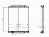 Фото Радиатор Ивеко Стралис узкая кабина 900x772.6x48 мм Nrf 509568 Nrf