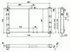 Фото Радиатор охлаждения двигателя DAEWOO NEXIA 95- 1.5 Nrf 52053 Nrf