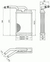 Фото РАДИАТОРПЕЧКИRENTWINGO1 293 Nrf 52214 Nrf