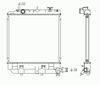 Фото Радиатор двигателя MAZDA DEMIO 1.3/1.5 08.98-07.03 Nrf 53433 Nrf