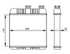 Фото Радиатор печки. Астра G, Зафира A, B (BEHR) (с монтажным комплектом) Nrf 54279 Nrf
