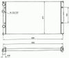 Фото Радиатор двигателя SEAT AROSA, CORDOBA, CORDOBA VARIO, IBIZA II, INCA Nrf 58093 Nrf