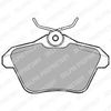 Фото 21606/16.6mm/Торм.колодки Alfa Romeo 156/164/166 Kappa R Delphi LP1018 Delphi