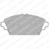 Фото Колодка торм диск пер NISSAN PRIMERA 1.6 2002- NISSAN PRIMERA 1.8 2002- Delphi LP1732 Delphi