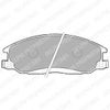 Фото КОЛОДКИ ТОРМОЗНЫЕ HYUNDAI H 1 SANTA FE TRAJET SSANGYONG REXTON 01  ПЕРЕДНИЕ Delphi LP1743 Delphi