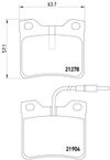 Фото Комплект тормозных колодок задн. , MERCEDES V (638/2), VITO (W638) Textar 2190403 Textar