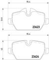 Фото Колодки задние (E90 316-320) Textar 2362303 Textar