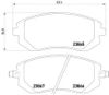 Фото Комплект тормозных колодок передн (с аксессуарами), SUBARU FORESTER, IMPREZA, LEGACY IV, LEGACY V, O Textar 2386501 Textar