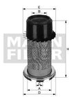 Фото Фильтр воздушный MANN-C 16 340 *** Mann+Hummel C16340 Mann+Hummel