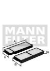 Фото Комплект воздушных фильтров Mann+Hummel CU260082 Mann+Hummel