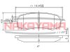 Фото Колодки тормозные дисковые задние TOYOTA HILUX 01-05, LAND CRUISER 80, LAND CRUISER 90 Nakayama HP8441NY Nakayama