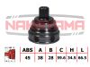 Фото ШРУС внешн. к-кт AUDI 100 III (44, 44Q, C3) 86-90 Nakayama NJ148NY Nakayama