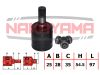 Фото ШРУС внутр-й к-кт правый HONDA CIVIC/CIVIC FERIO EK#/EJ9 95-01 (25x28x151x35) Nakayama NJ7123NY Nakayama
