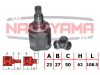 Фото ШРУС ВНУТР. К-КТ ЛЕВЫЙ Nakayama NJ7189NY Nakayama