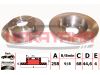 Фото NAY ДИСК ТОРМОЗНОЙ NAKAYAMA Q4276, ЕАЭС Nakayama Q4276 Nakayama
