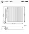 Фото ТОТАЧИ Фильтр салонный TCA-429 77 01 062 227 CU 1829 Totachi TCA429 Totachi