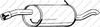 Фото BOSAL ГЛУШИТЕЛЬ ЗАДН. FORD FUSION 1,4I 06/02- Bosal 154201 Bosal