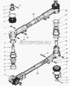 Фото Тяга сошки рулевого управления (труба) УралАЗ 375300301310 УралАЗ