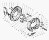 Фото Колодки тормозные УРАЛ-4320,5557,5323 стояночного тормоза (1шт.) (АЗ УРАЛ) УралАЗ 4320350701501 УралАЗ