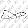 Фото ПРОКЛАДКА КЛАПАННОЙ КРЫШКИ VOLVO S60 (10-18), V40 (15-19), XC60 (08-17) ZZVF ZVBZ0876 ZZVF