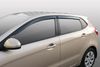 Фото Дефлекторы Samurai KIA RIO 2012-н.в. /ХЕТЧБЕК () VoronGlass DEF00244 VoronGlass