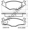 Фото Колодки тормозные дисковые к-т Seat  Volkswagen Markon 03000195 Markon