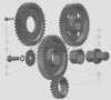 Фото Шестерня грм коленвала BAW 1044 Yuejin 1041 24Z Baw 4100QB05005A Baw