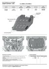 Фото Защита картера + КПП + комплект крепежа, Rival, Алюминий, Changan UNI-K 2020-, V - 2.0/ Changan CS95 Rival 33389081 Rival
