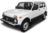 Фото Порог-площадка "Black" F180ALB + комплект крепежа Lada 4x4 5 дверей 1993-2021, Lada 4x4 Urban 5 дверей 2016-2021 Rival F180ALB60041 Rival